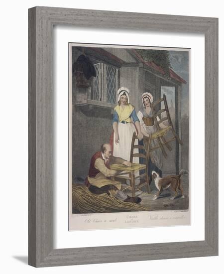 Old Chairs to Mend, Cries of London, C1870-Francis Wheatley-Framed Giclee Print