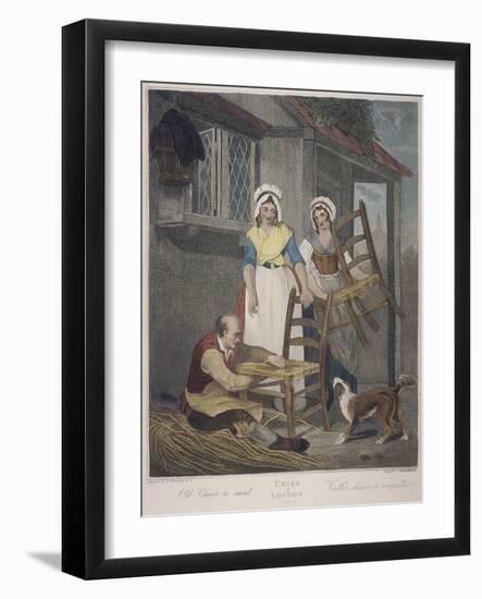 Old Chairs to Mend, Cries of London, C1870-Francis Wheatley-Framed Giclee Print