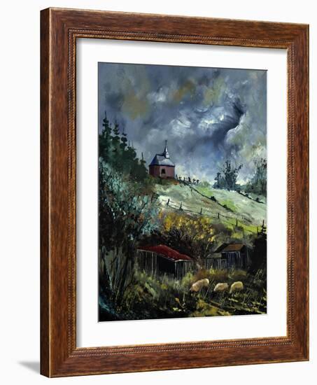 Old Chapel In Houroy-Pol Ledent-Framed Art Print