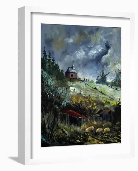 Old Chapel In Houroy-Pol Ledent-Framed Art Print