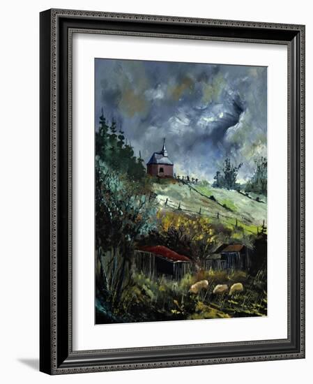 Old Chapel In Houroy-Pol Ledent-Framed Art Print