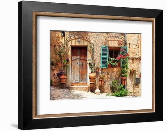 Old Charming Streets Spain-null-Framed Premium Giclee Print