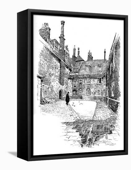 'Old Charterhouse: In Washhouse Court', 1886-Joseph Pennell-Framed Premier Image Canvas