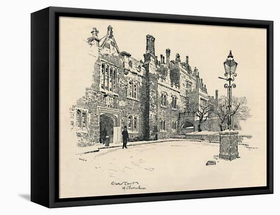 'Old Charterhouse: The Master's Court', 1886-Joseph Pennell-Framed Premier Image Canvas