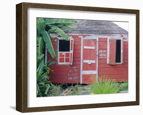 Old Chattel House, St. John's, Antigua, West Indies, Caribbean-J P De Manne-Framed Photographic Print