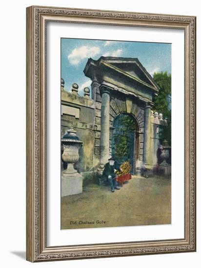 'Old Chelsea Gate', c1910-Unknown-Framed Giclee Print