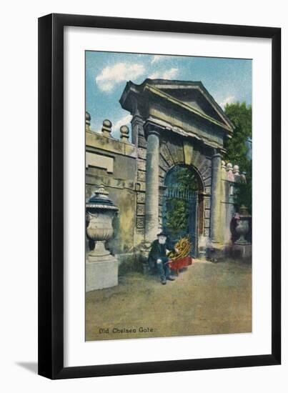 'Old Chelsea Gate', c1910-Unknown-Framed Giclee Print