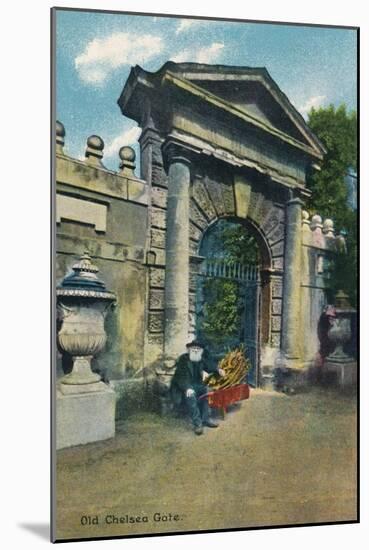 'Old Chelsea Gate', c1910-Unknown-Mounted Giclee Print