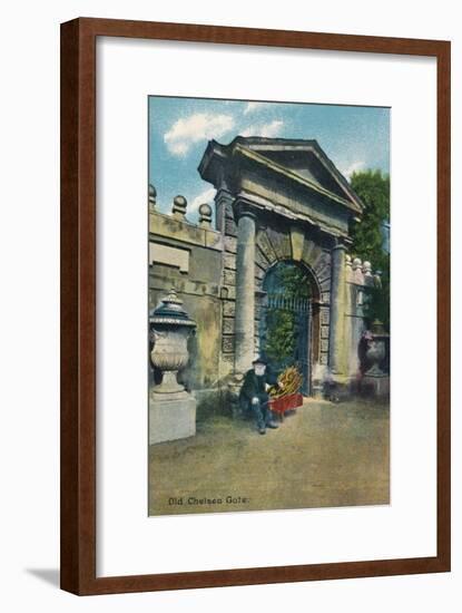 'Old Chelsea Gate', c1910-Unknown-Framed Giclee Print