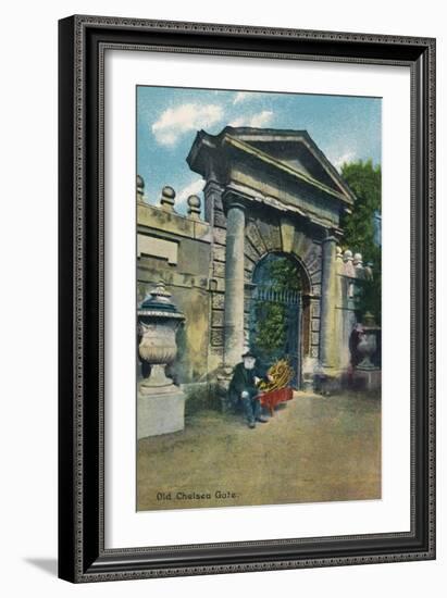 'Old Chelsea Gate', c1910-Unknown-Framed Giclee Print