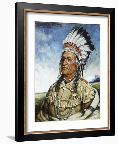 Old Chief American Horse-Henri Edmond Cross-Framed Giclee Print