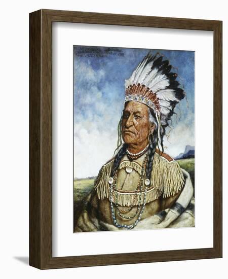 Old Chief American Horse-Henri Edmond Cross-Framed Giclee Print