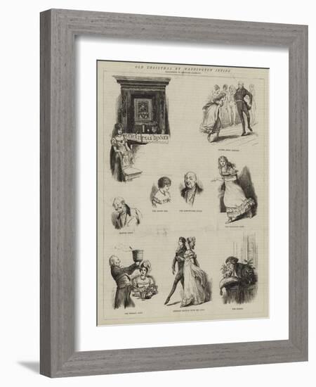 Old Christmas by Washington Irving-Randolph Caldecott-Framed Giclee Print