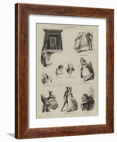 Old Christmas by Washington Irving-Randolph Caldecott-Framed Giclee Print