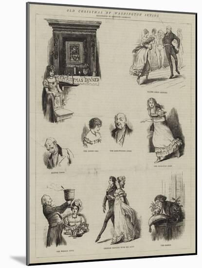 Old Christmas by Washington Irving-Randolph Caldecott-Mounted Giclee Print