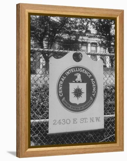 Old CIA Building-Ed Clark-Framed Premier Image Canvas
