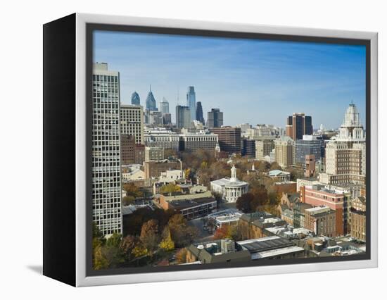 Old City and Independence National Historic Park, Downtown, Philadelphia, Pennsylvania, USA-Alan Copson-Framed Premier Image Canvas