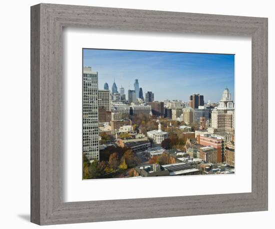 Old City and Independence National Historic Park, Downtown, Philadelphia, Pennsylvania, USA-Alan Copson-Framed Photographic Print