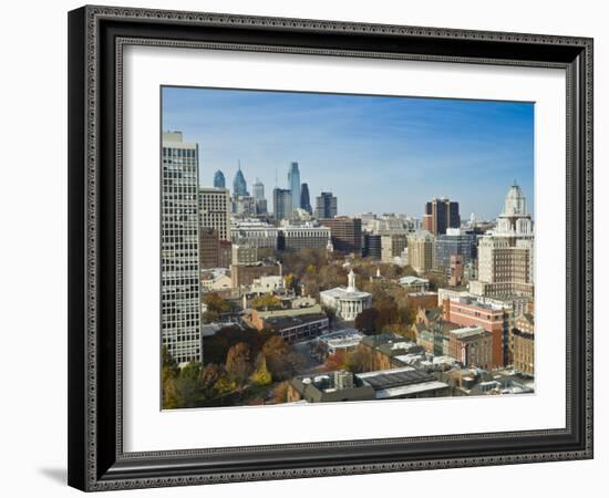 Old City and Independence National Historic Park, Downtown, Philadelphia, Pennsylvania, USA-Alan Copson-Framed Photographic Print