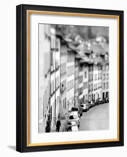 Old City Buildings in Berne, Switzerland-Walter Bibikow-Framed Photographic Print