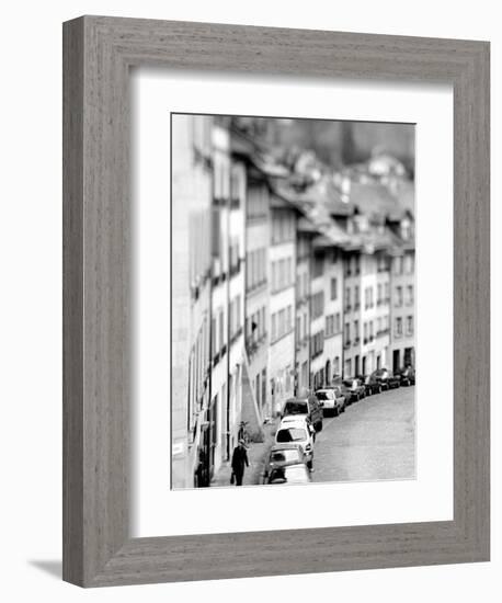 Old City Buildings in Berne, Switzerland-Walter Bibikow-Framed Photographic Print