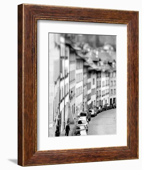 Old City Buildings in Berne, Switzerland-Walter Bibikow-Framed Photographic Print