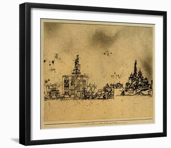 Old City by the Water-Paul Klee-Framed Giclee Print