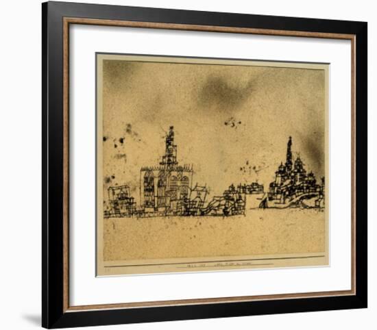 Old City by the Water-Paul Klee-Framed Giclee Print