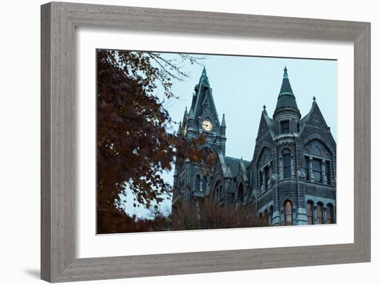 Old City Hall in Downtonw of Richmond-benkrut-Framed Photographic Print