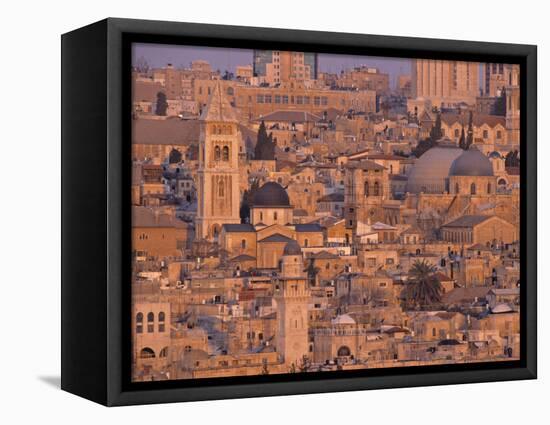 Old City of Jerusalem, Israel-Jon Arnold-Framed Premier Image Canvas
