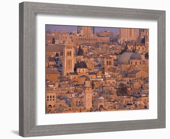 Old City of Jerusalem, Israel-Jon Arnold-Framed Photographic Print