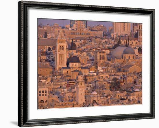 Old City of Jerusalem, Israel-Jon Arnold-Framed Photographic Print