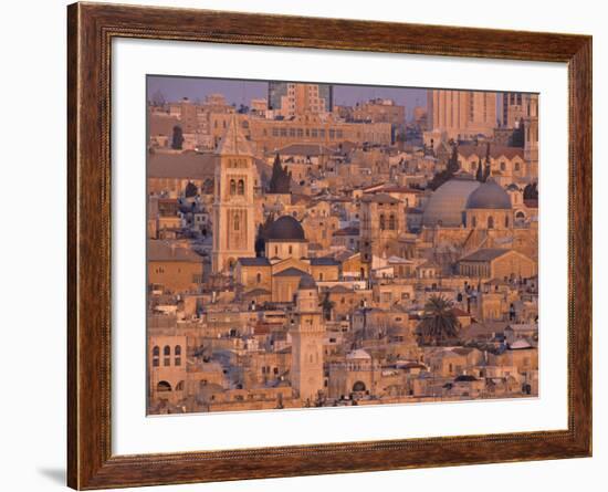 Old City of Jerusalem, Israel-Jon Arnold-Framed Photographic Print