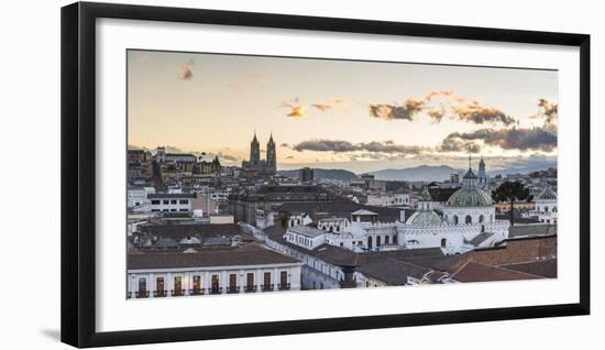 Old City of Quito, Historic Centre, Showing La Basilica Church, Ecuador, South America-Matthew Williams-Ellis-Framed Photographic Print