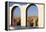 Old City of Sanaa, UNESCO World Heritage Site, Yemen, Middle East-Bruno Morandi-Framed Premier Image Canvas