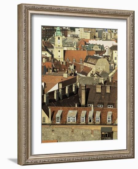 Old City Wall and City, Bratislava, Slovakia-Upperhall-Framed Photographic Print