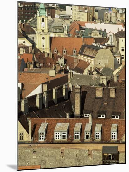 Old City Wall and City, Bratislava, Slovakia-Upperhall-Mounted Photographic Print