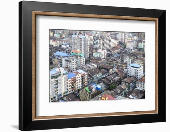 Old City, Yangon (Rangoon), Myanmar (Burma), Asia-Nathalie Cuvelier-Framed Photographic Print