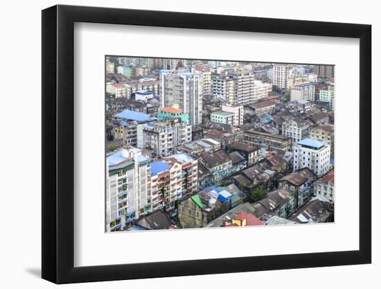 Old City, Yangon (Rangoon), Myanmar (Burma), Asia-Nathalie Cuvelier-Framed Photographic Print