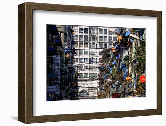 Old City, Yangon (Rangoon), Myanmar (Burma), Asia-Nathalie Cuvelier-Framed Photographic Print