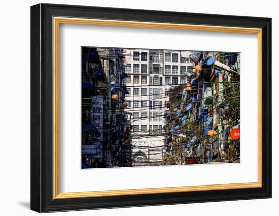 Old City, Yangon (Rangoon), Myanmar (Burma), Asia-Nathalie Cuvelier-Framed Photographic Print