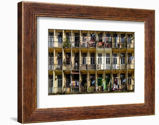 Old City, Yangon (Rangoon), Myanmar (Burma), Asia-Nathalie Cuvelier-Framed Photographic Print