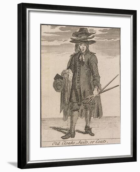 Old Cloaks, Suits, or Coats, Cries of London-Marcellus Laroon-Framed Giclee Print