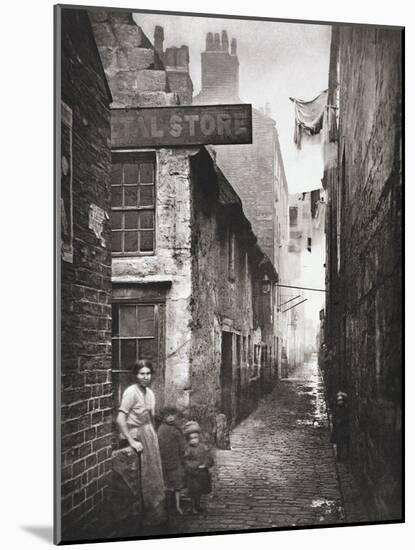 Old Closes and Streets: Old Vennel Off High Street, c.1868-Thomas Annan-Mounted Giclee Print