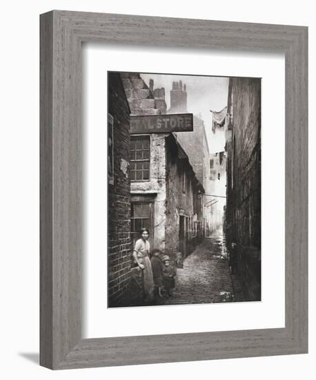 Old Closes and Streets: Old Vennel Off High Street, c.1868-Thomas Annan-Framed Giclee Print