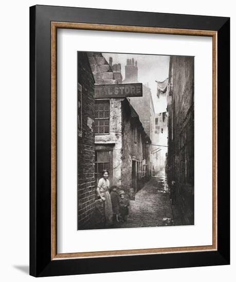 Old Closes and Streets: Old Vennel Off High Street, c.1868-Thomas Annan-Framed Giclee Print