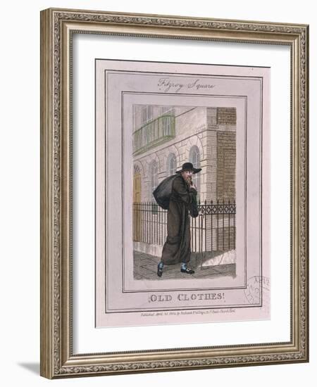 Old Clothes!, Cries of London, 1804-William Marshall Craig-Framed Giclee Print