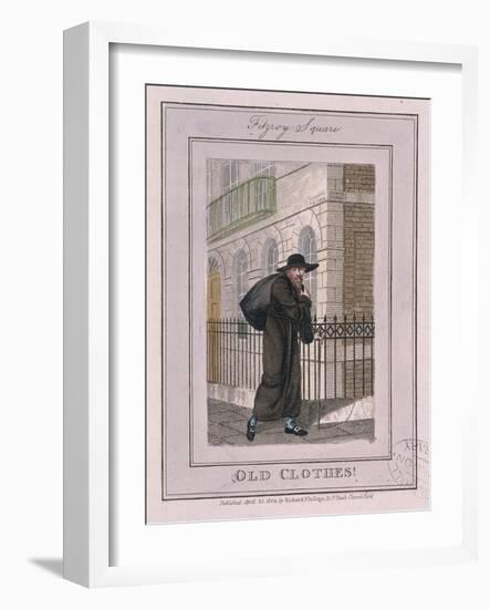 Old Clothes!, Cries of London, 1804-William Marshall Craig-Framed Giclee Print