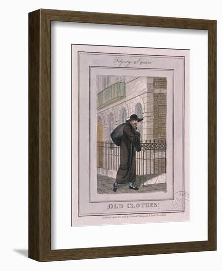 Old Clothes!, Cries of London, 1804-William Marshall Craig-Framed Giclee Print