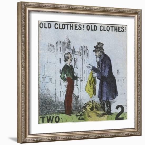 Old Clothes! Old Clothes!, Cries of London, C1840-TH Jones-Framed Giclee Print